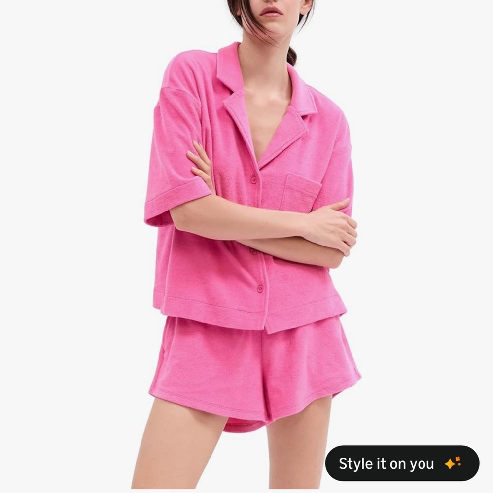 Women's Pink Sleepwear Set